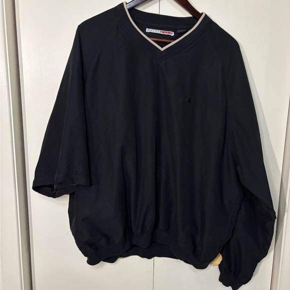 Grand Slam Black Crewneck Convertible Sweater/Jacket - Picture 3 of 5